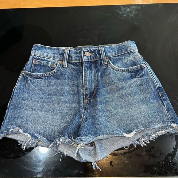 Marine Layer‎ Sasha Denim cutoff Jean Short women’s size 26 - Picture 1 of 11